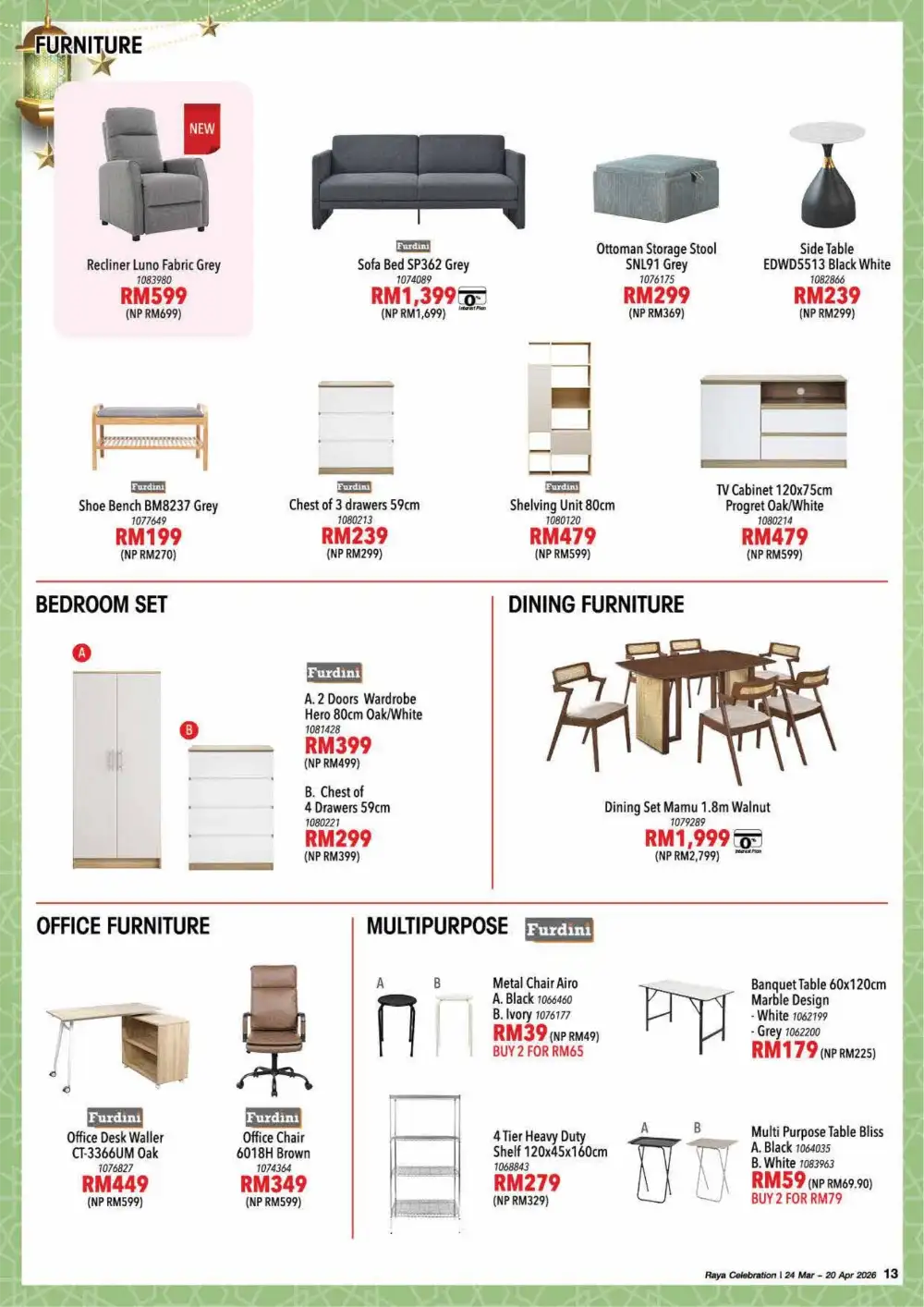 HomePro Malaysia Raya Celebration | Up to 60% Off | Ends 20 Apr