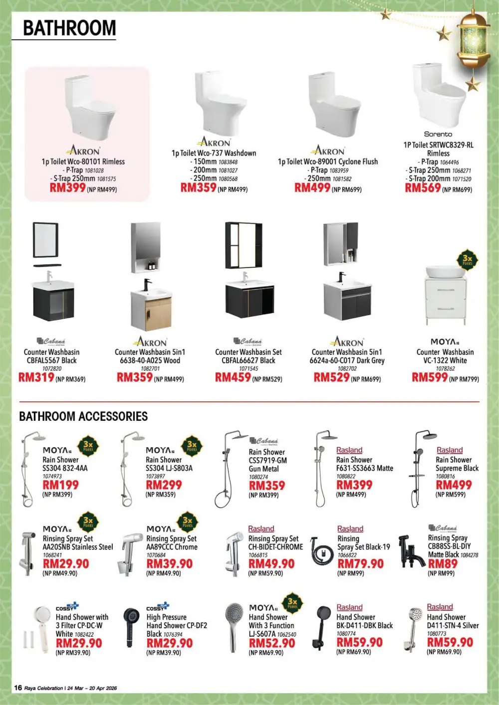 HomePro Malaysia Raya Celebration | Up to 60% Off | Ends 20 Apr