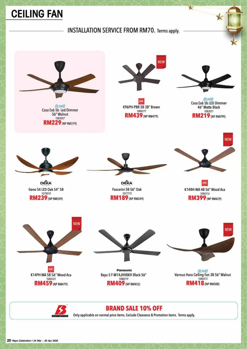 HomePro Malaysia Raya Celebration | Up to 60% Off | Ends 20 Apr