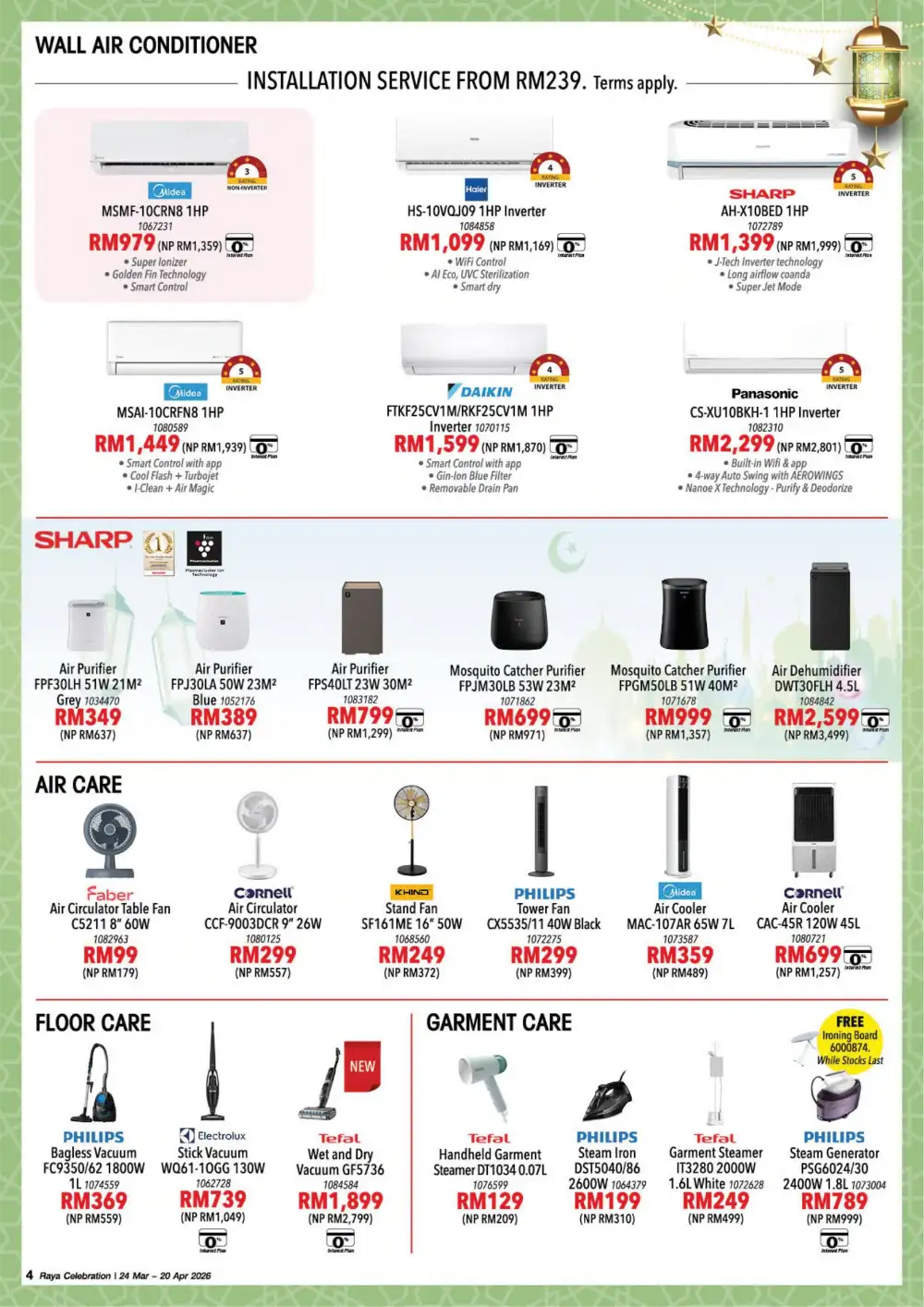 HomePro Malaysia Raya Celebration | Up to 60% Off | Ends 20 Apr