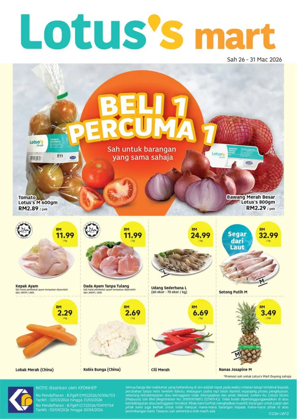 Lotus's Duyong New Deals | Ends 8 Apr