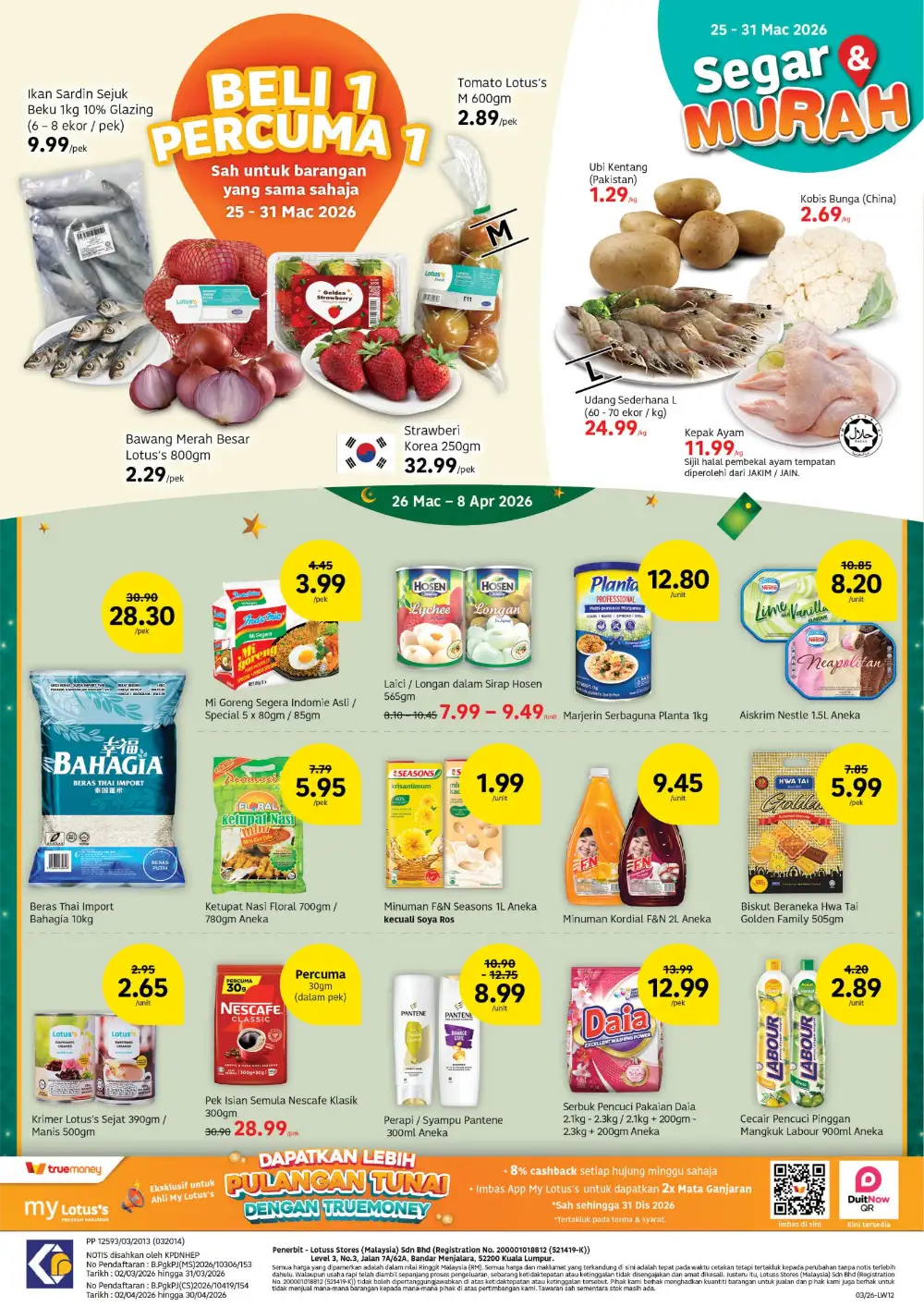 Lotus's Malaysia Pesta Jenama Deals | Ends 8 Apr