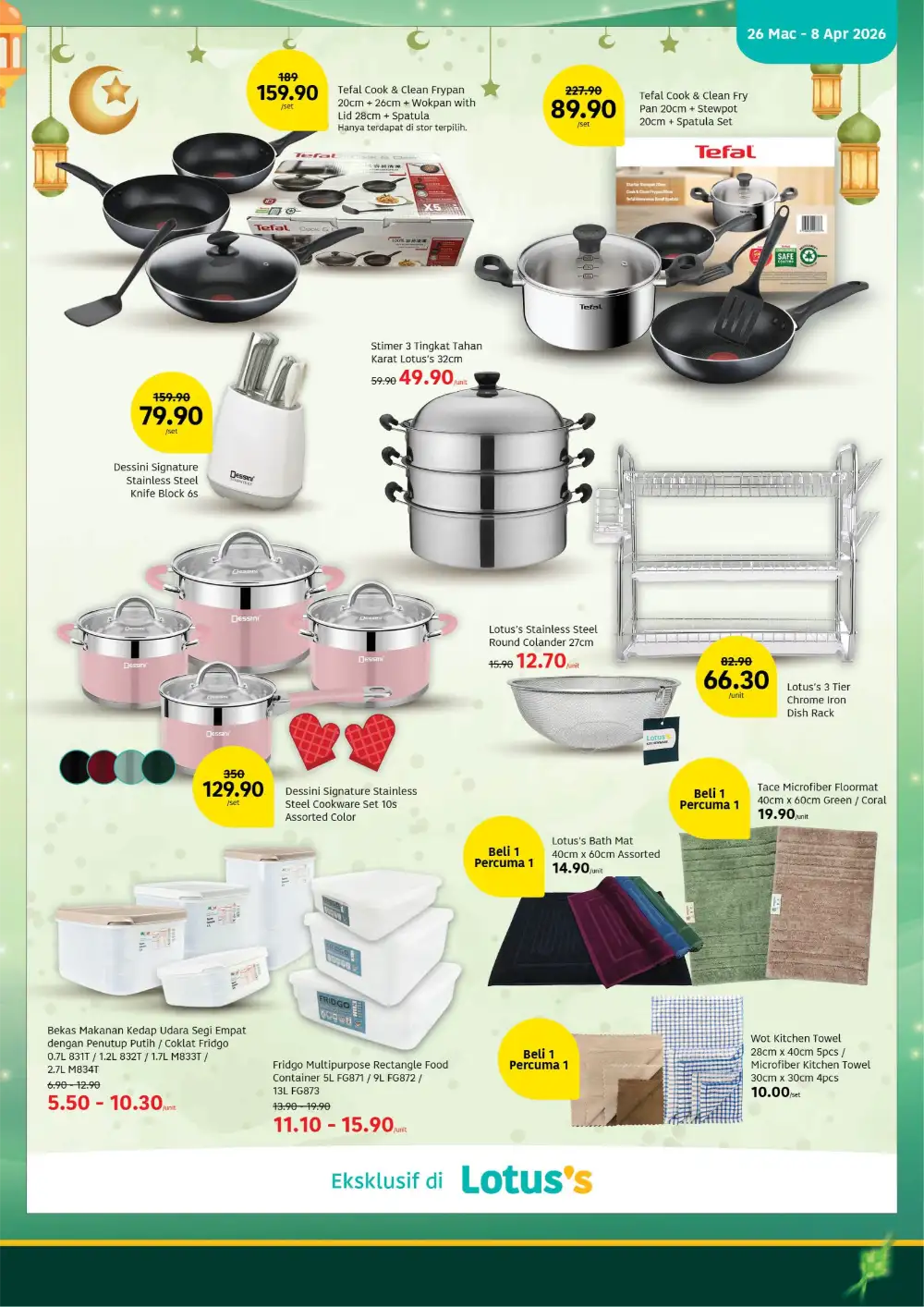Lotus's Malaysia Pesta Jenama Deals | Ends 8 Apr