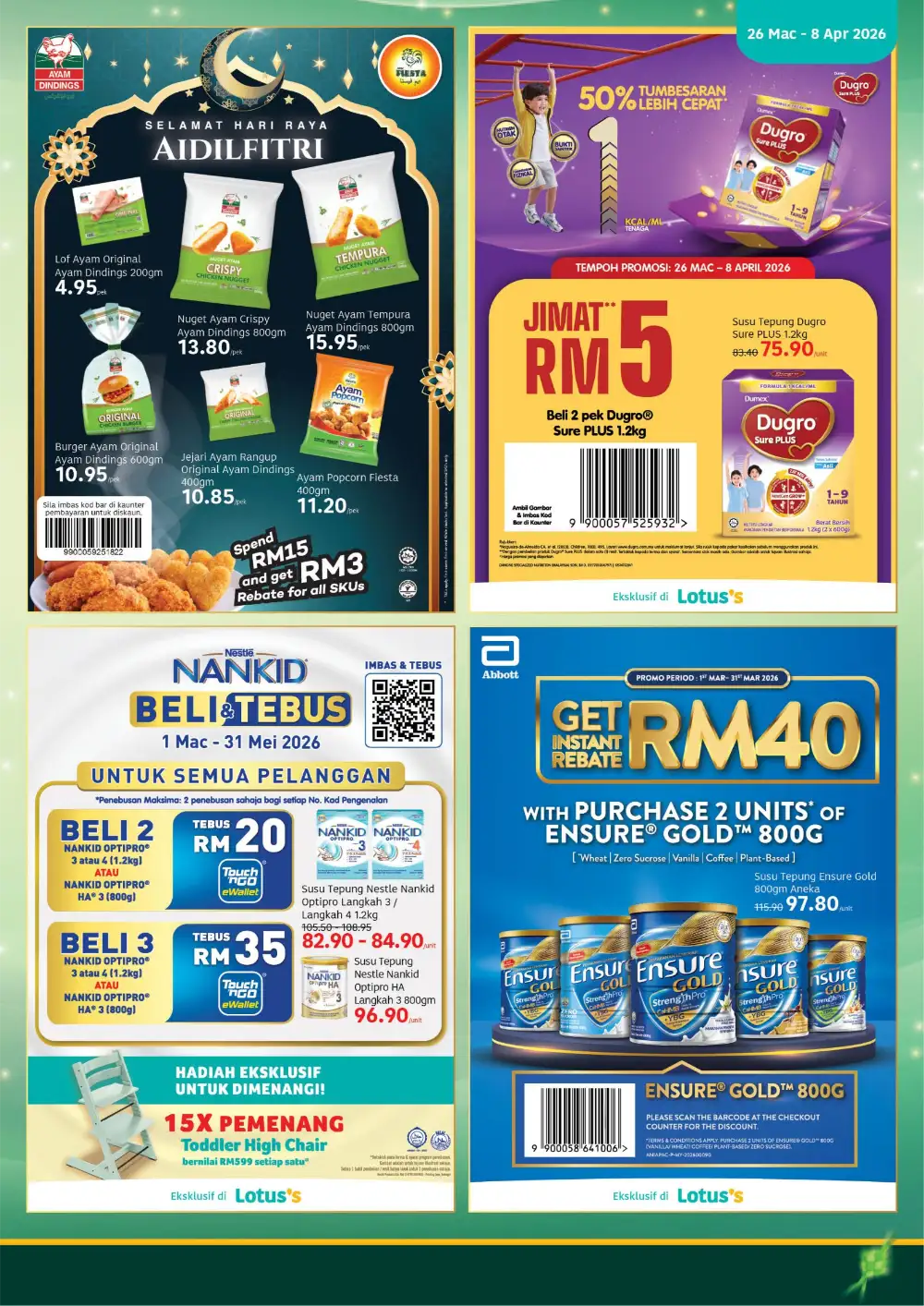 Lotus's Malaysia Pesta Jenama Deals | Ends 8 Apr