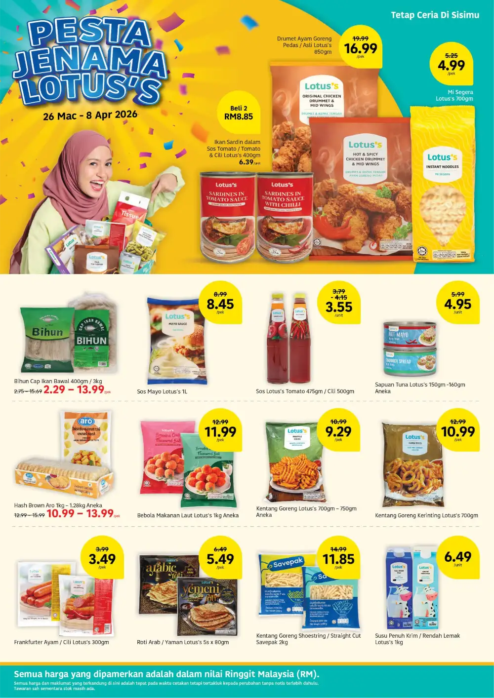Lotus's Malaysia Pesta Jenama Deals | Ends 8 Apr