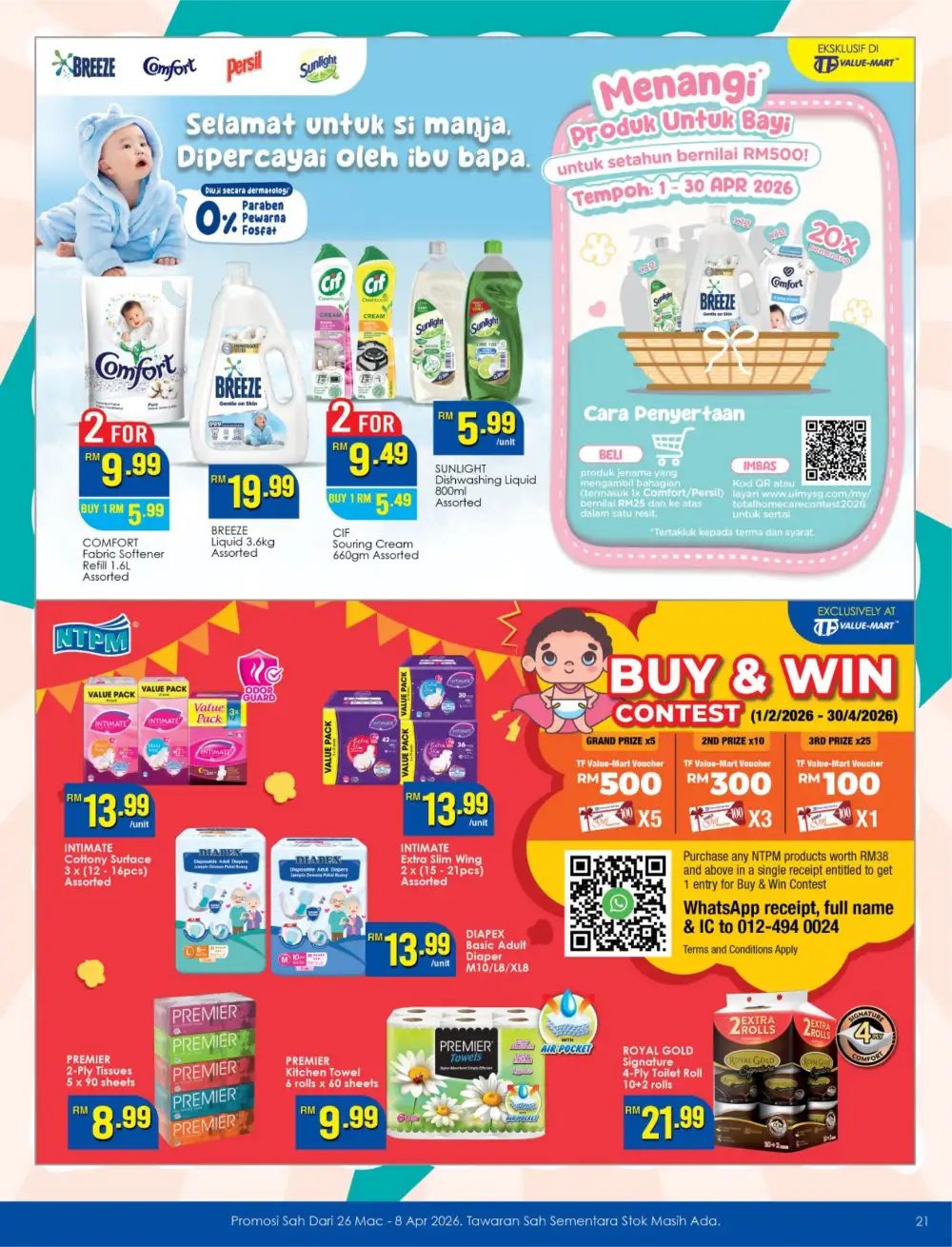 TF Value-Mart Malaysia My Super Baby Sale | Ends 8 Apr