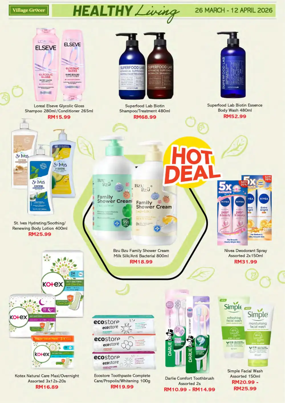 Village Grocer Malaysia Healthy Living | Ends 12 Apr