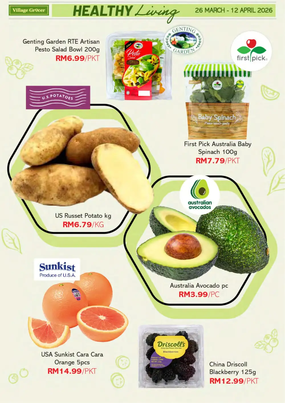 Village Grocer Malaysia Healthy Living | Ends 12 Apr