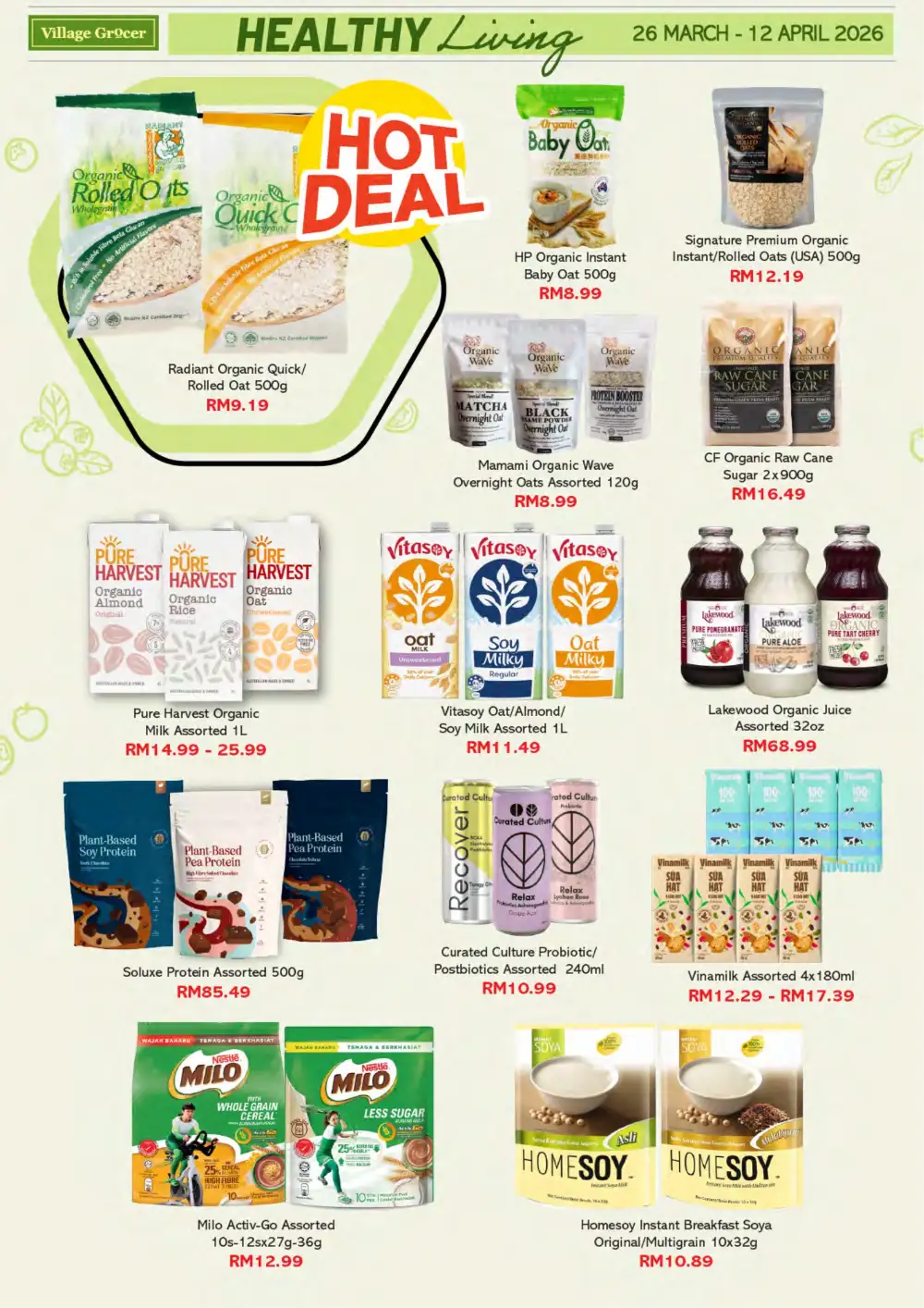 Village Grocer Malaysia Healthy Living | Ends 12 Apr
