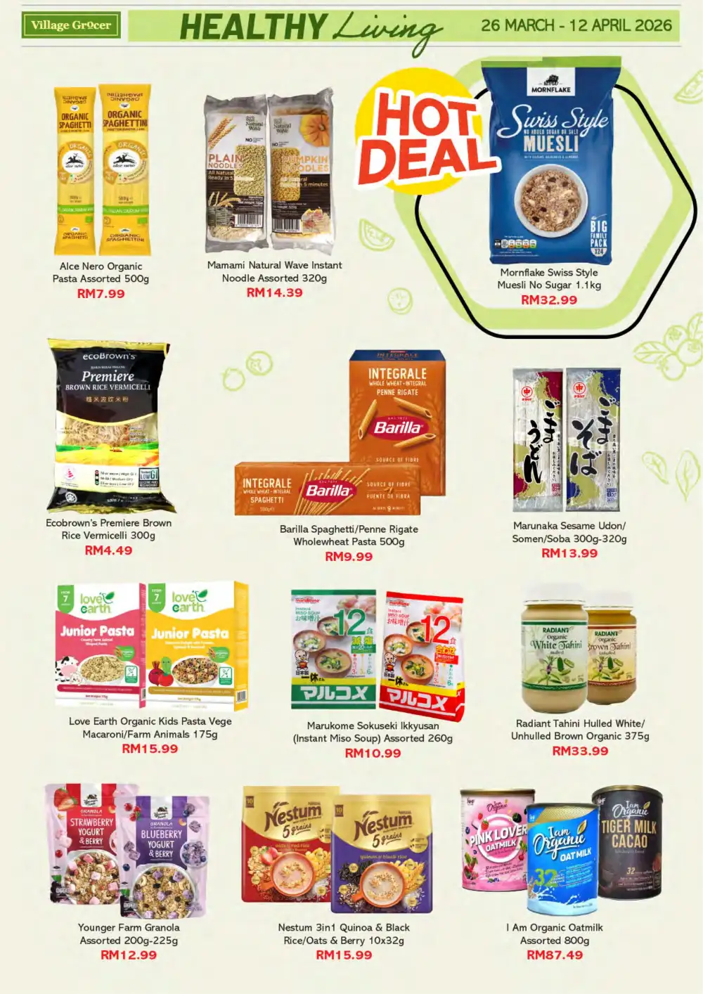 Village Grocer Malaysia Healthy Living | Ends 12 Apr