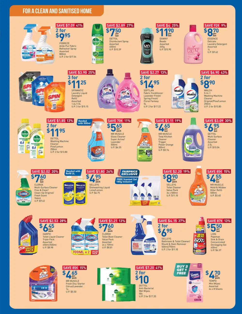 FairPrice Singapore Home Care Buy 1 Get 1 Free | Ends 8 Apr