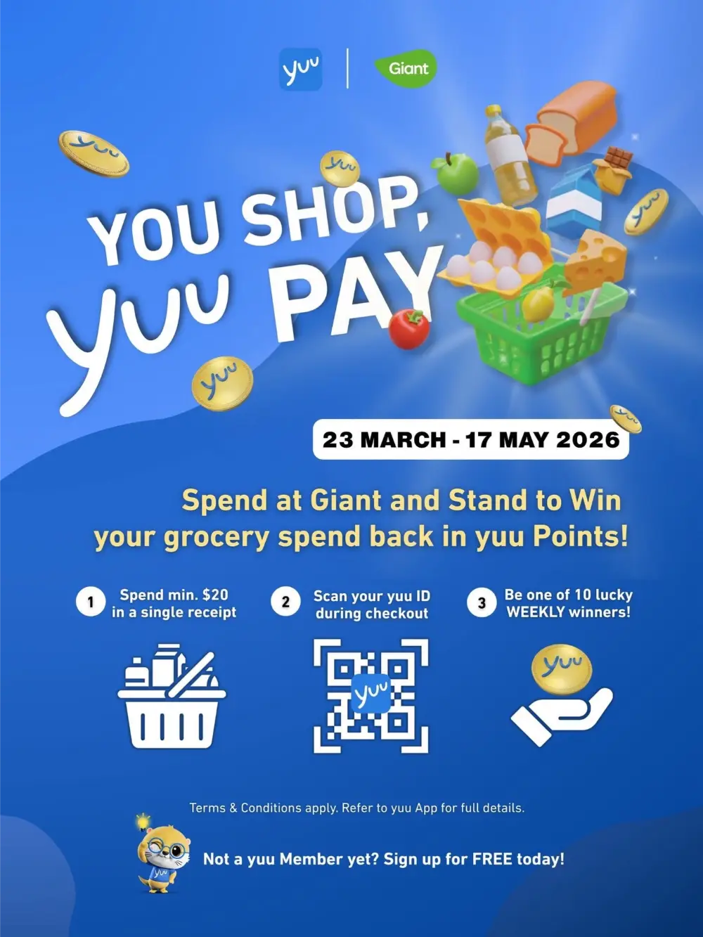 Giant Singapore Yuu Points Contest | Ends 17 May