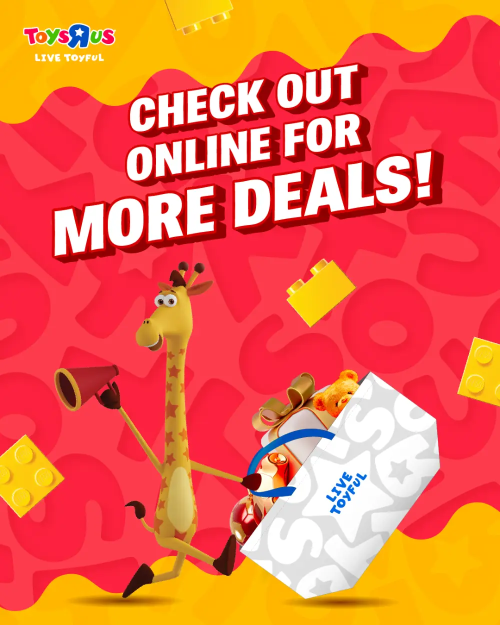 Toys"R"Us Singapore LEGO Buy 2nd at 50% OFF