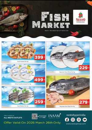 Fish market in Nesto Hypermarket at Kerala, Calicut,Malappuram,Kannur,Thrissur,Wayanad,Palakkad Fish market In Nesto Hypermarket Calicut,Malappuram,Kannur,Thrissur,Wayanad,Palakkad