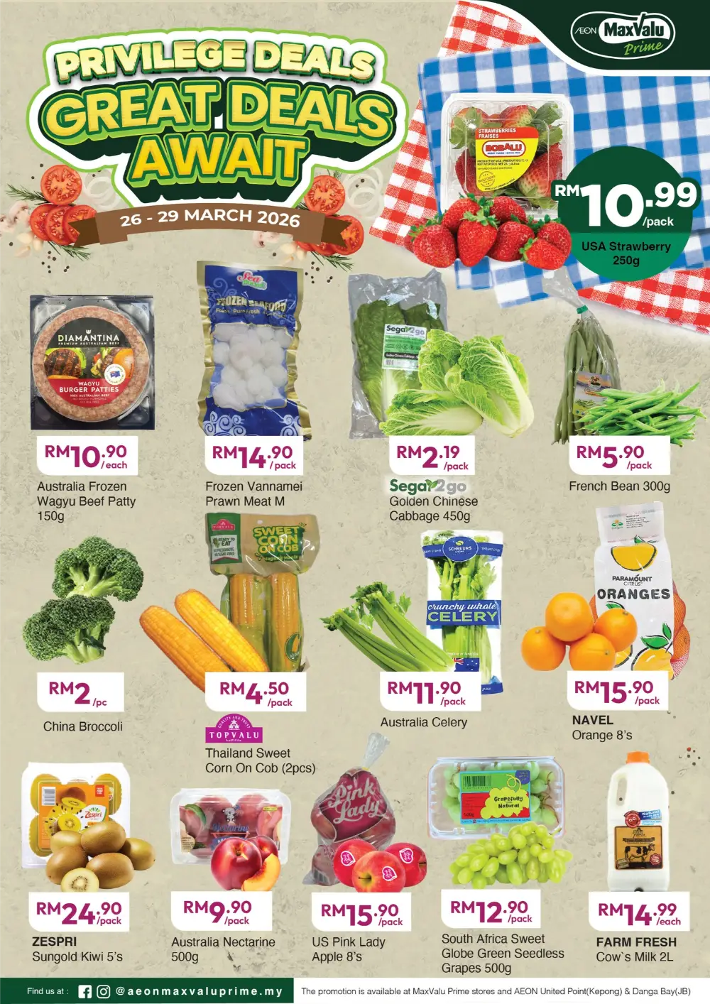 AEON MaxValu Prime Malaysia Deals | Ends Sunday