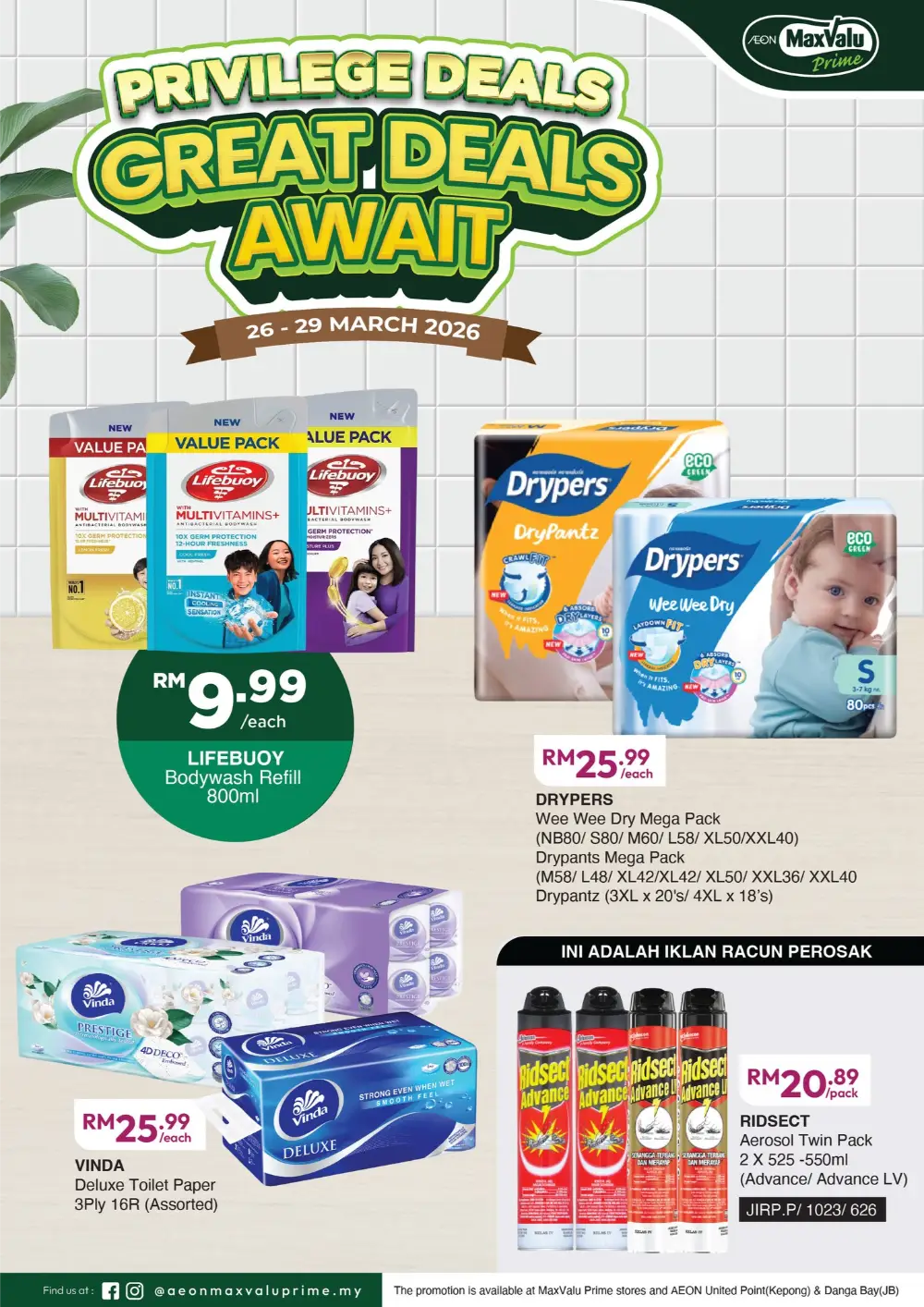 AEON MaxValu Prime Malaysia Deals | Ends Sunday