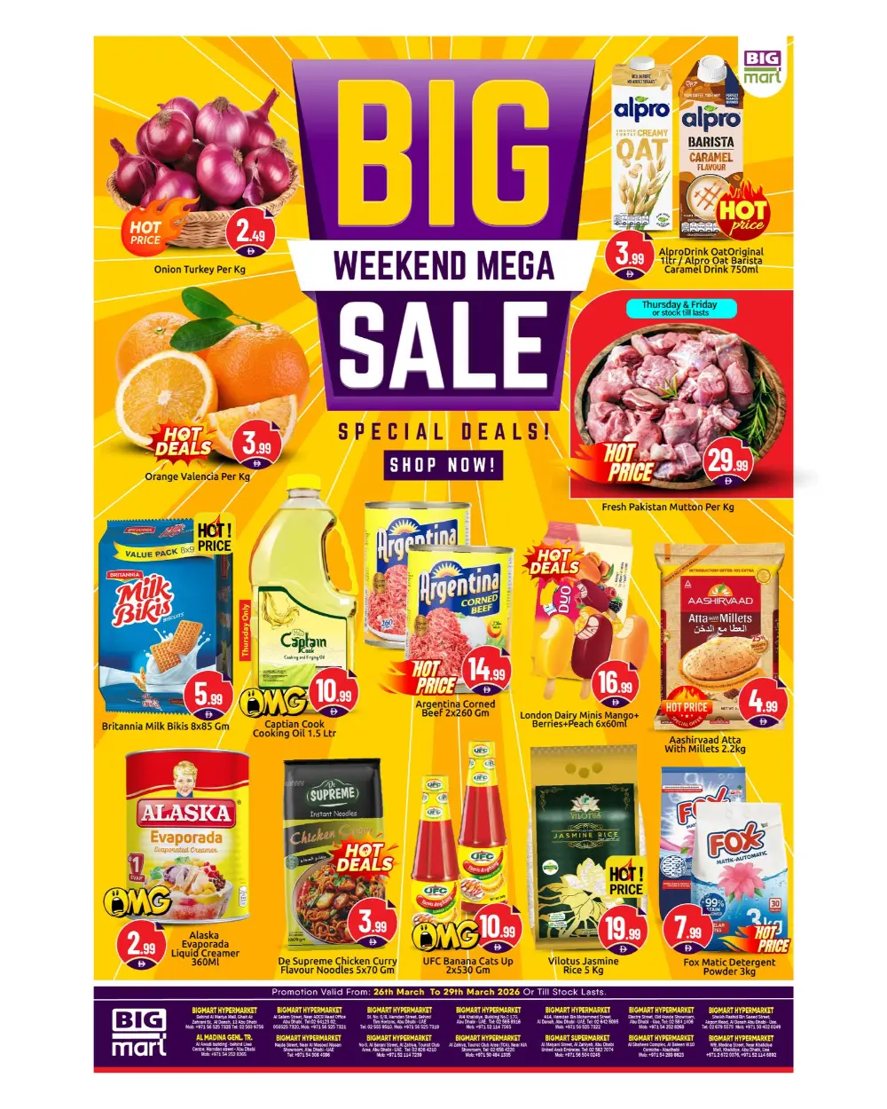 Big Mart Abu Dhabi Weekend Mega Sale | Ends Sunday