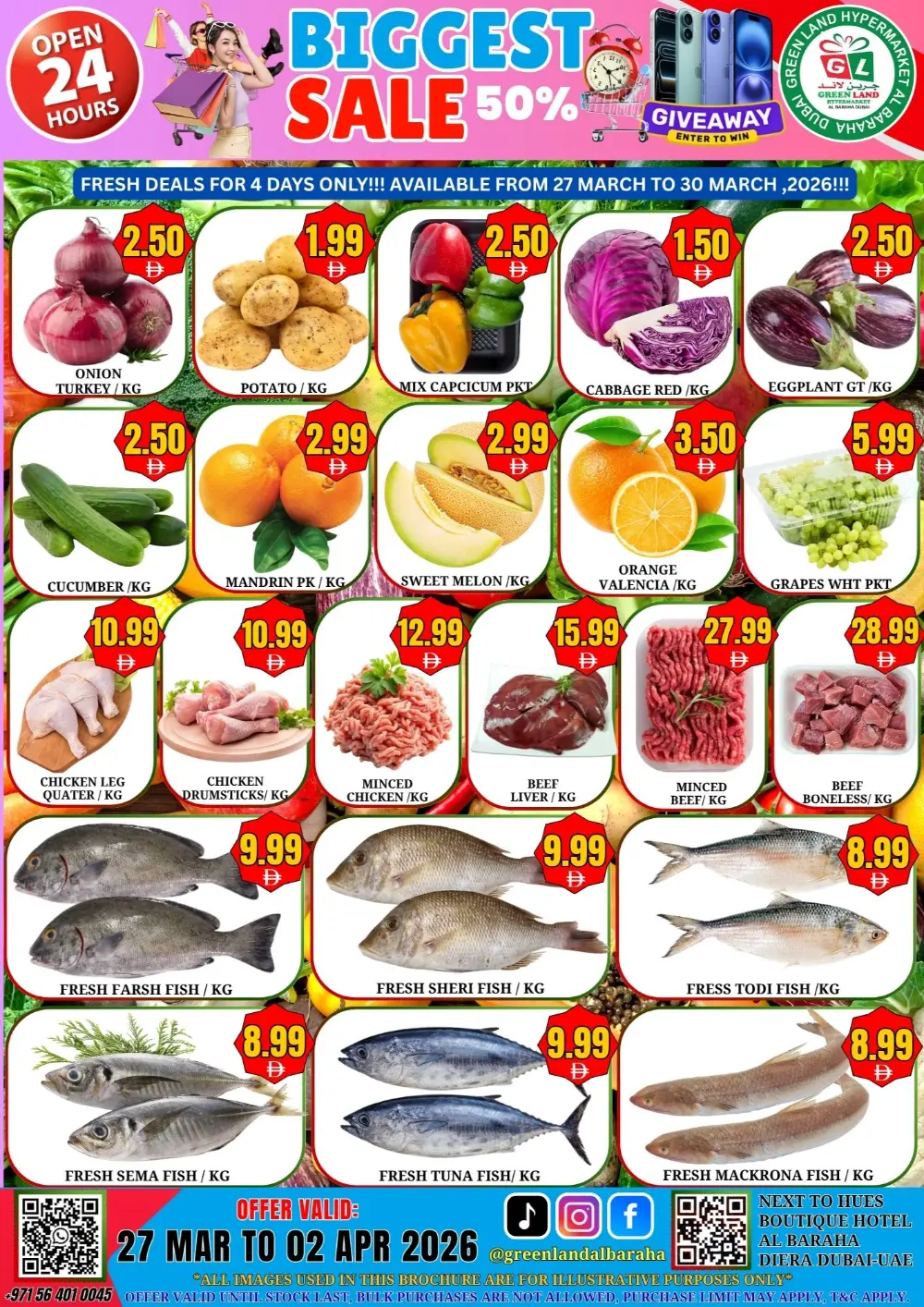 Green Land Al Baraha Biggest Sale | Ends 02 Apr