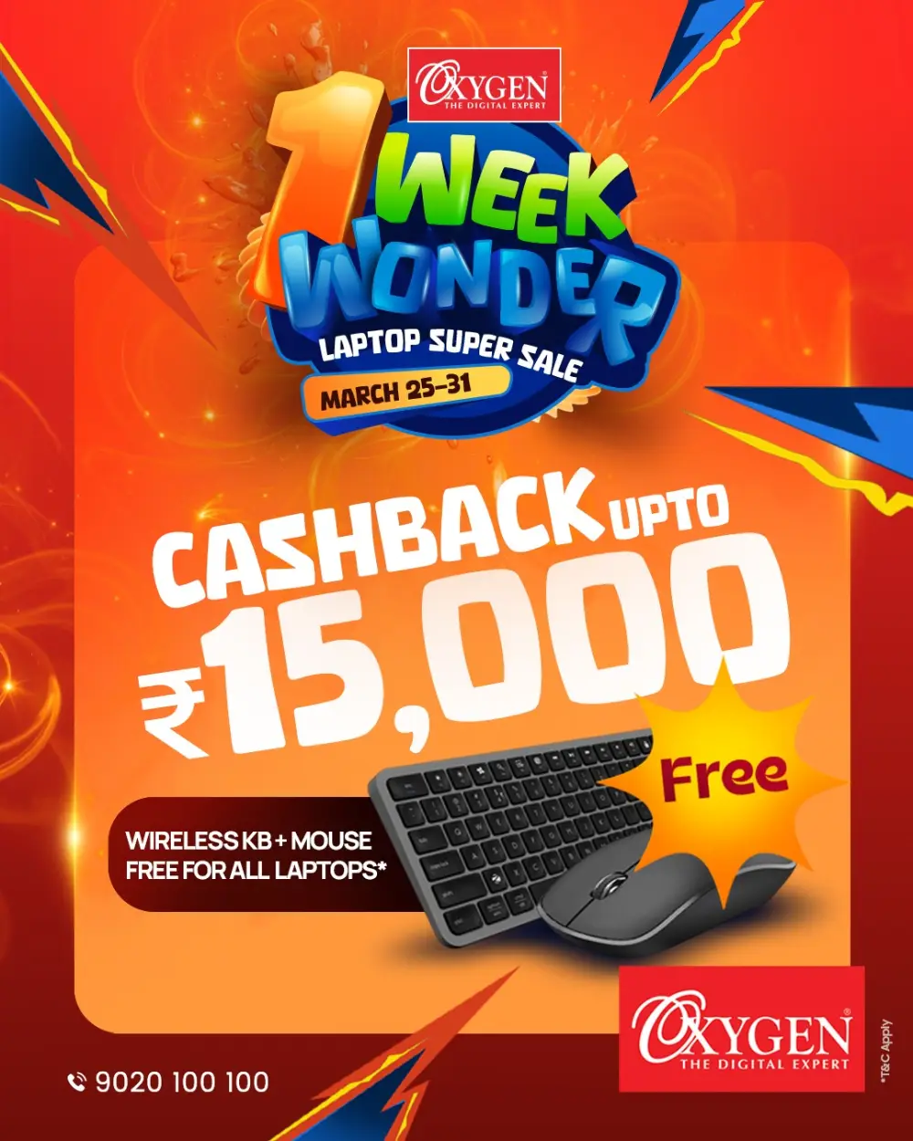 Oxygen Kerala 1 Week Wonder Laptop Sale | Ends Tuesday