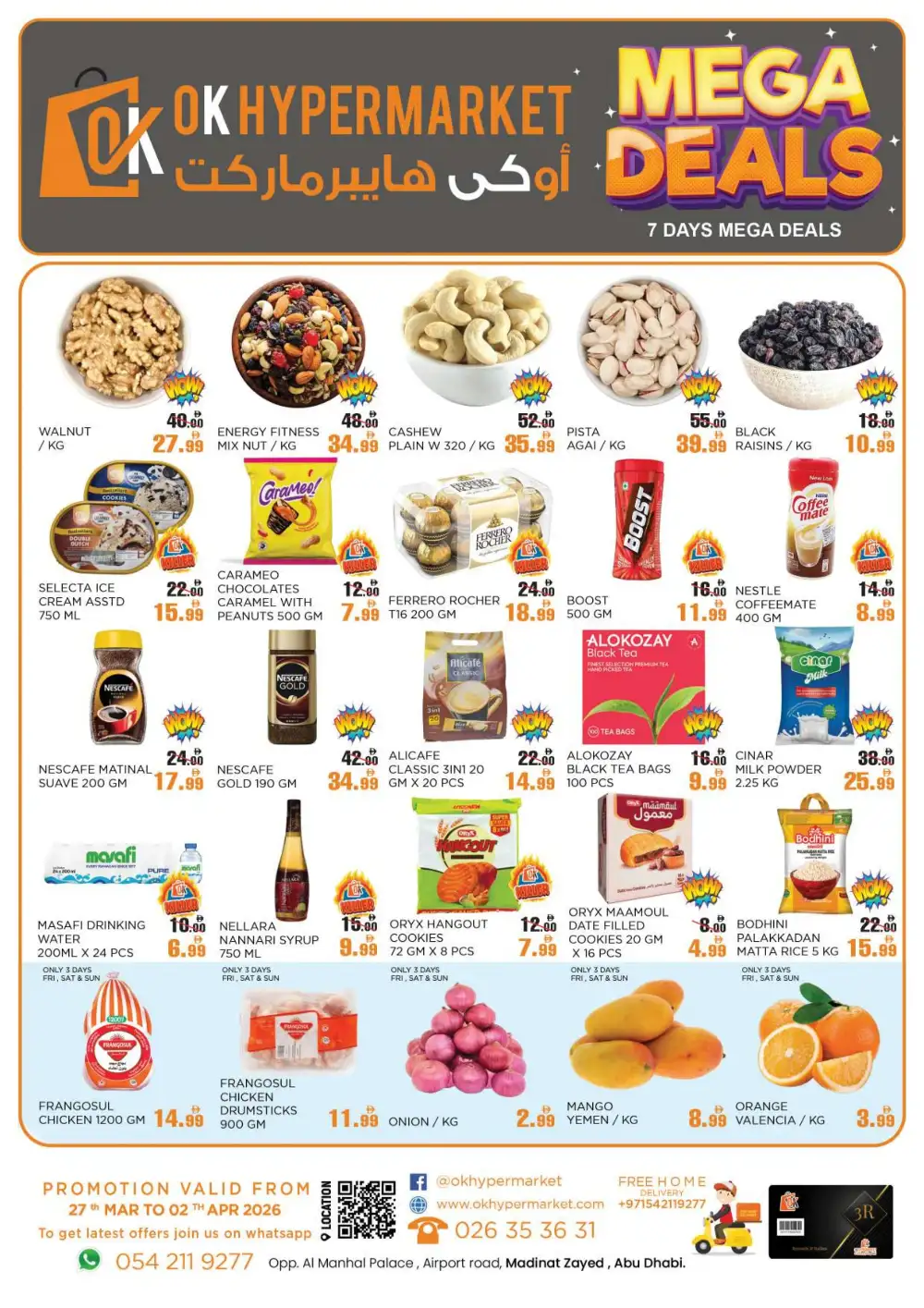 OK Hypermarket Abu Dhabi Mega Deals | Ends Thursday