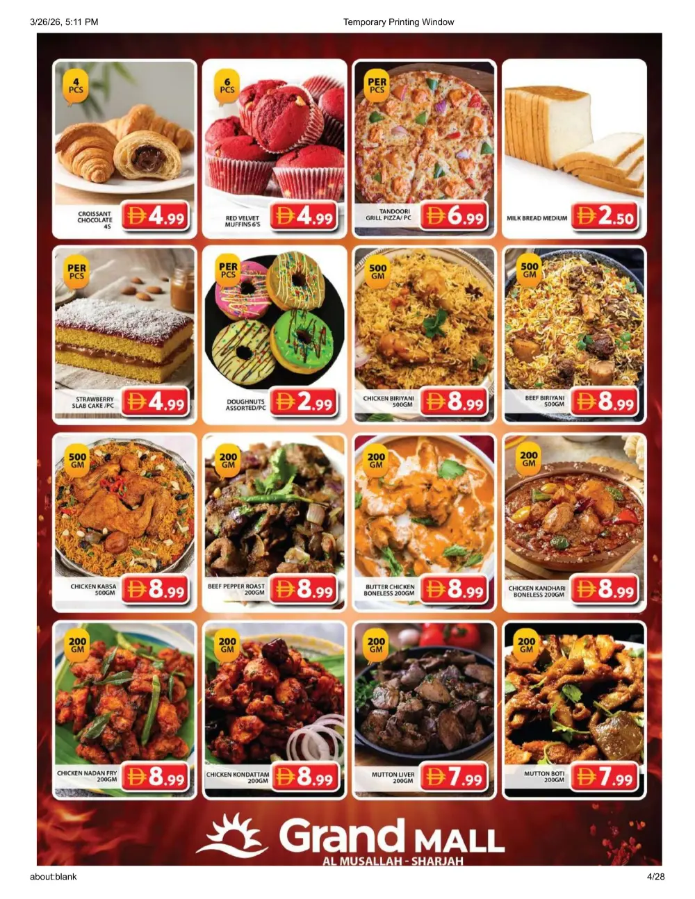 Grand Mall Al Musallah | Grand Deals ends Sunday