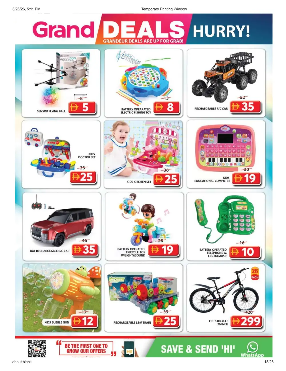 Grand Mall Al Musallah | Grand Deals ends Sunday