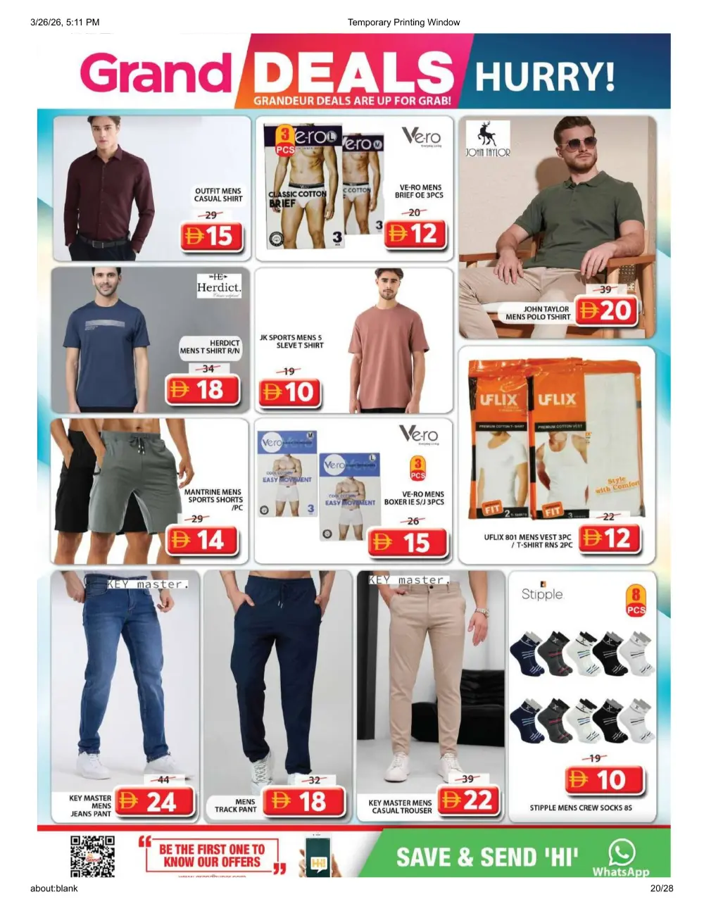 Grand Mall Al Musallah | Grand Deals ends Sunday