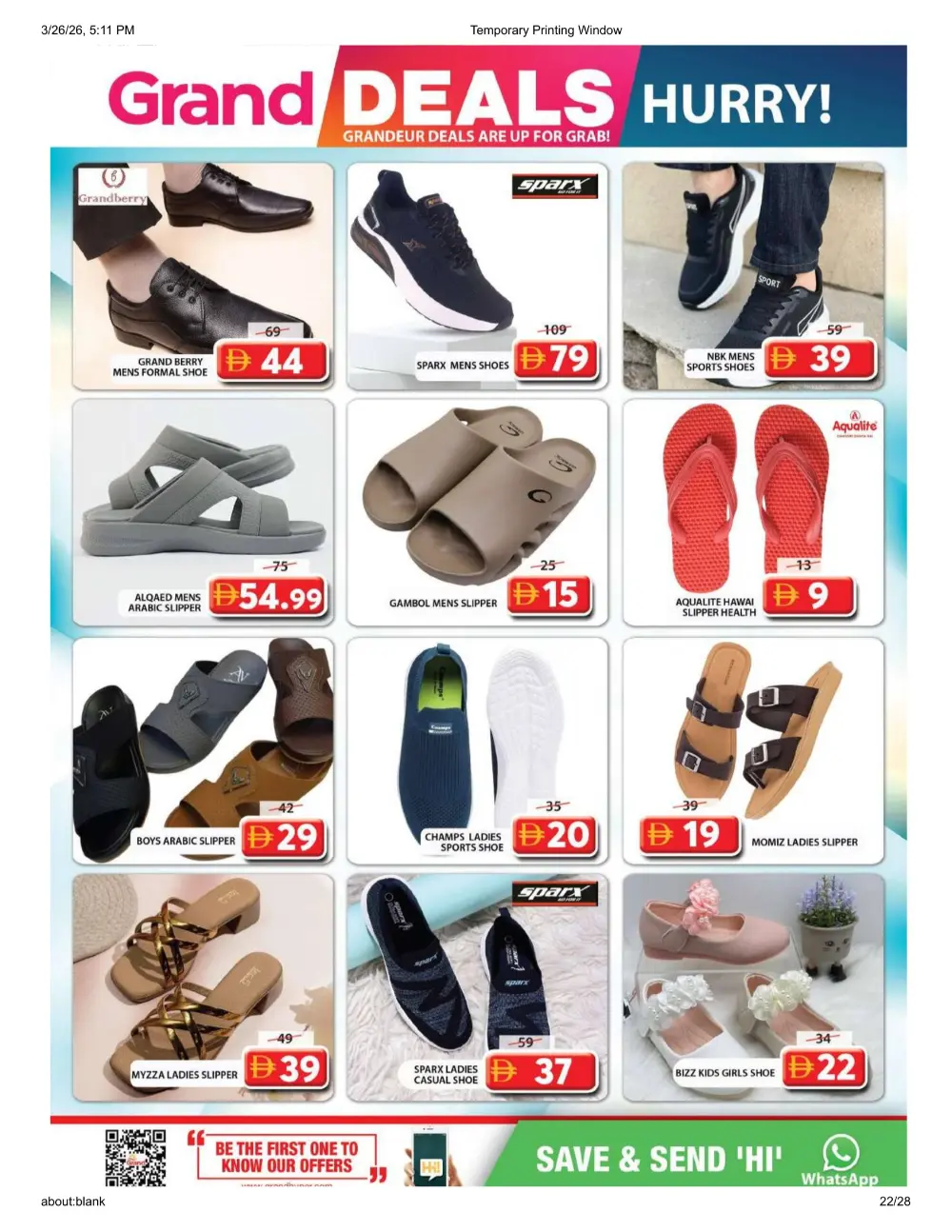 Grand Mall Al Musallah | Grand Deals ends Sunday