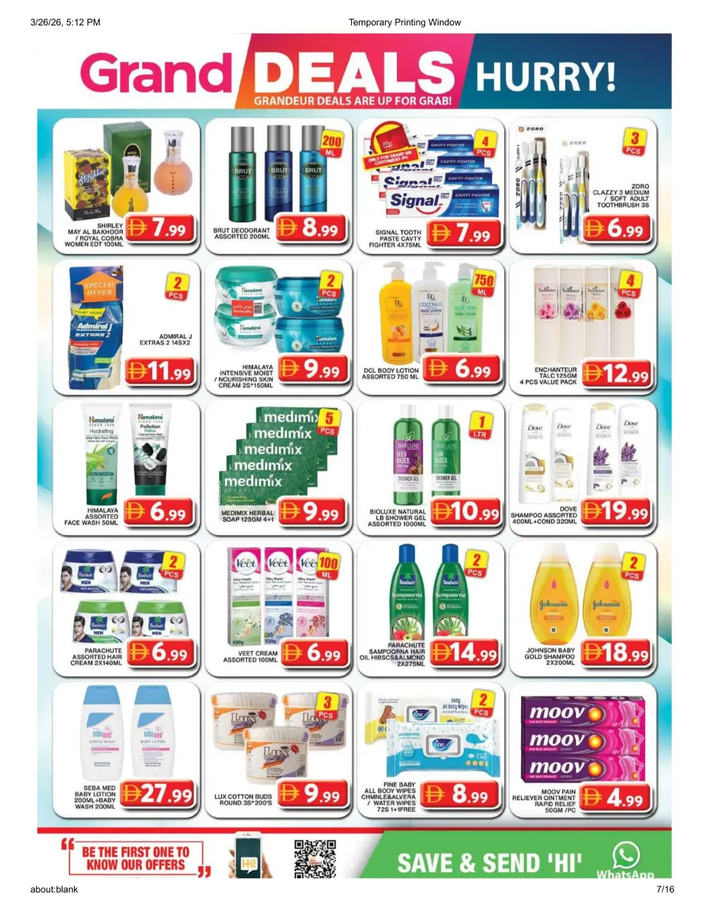 Grand Hyper Al Khail Mall Offers | Ends Sunday