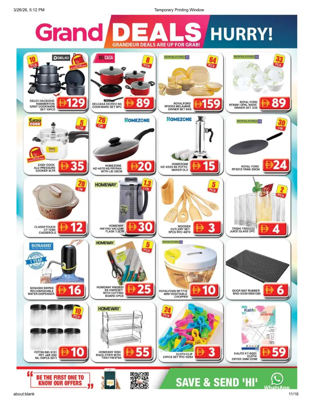 Grand Hyper Al Khail Mall Offers | Ends Sunday
