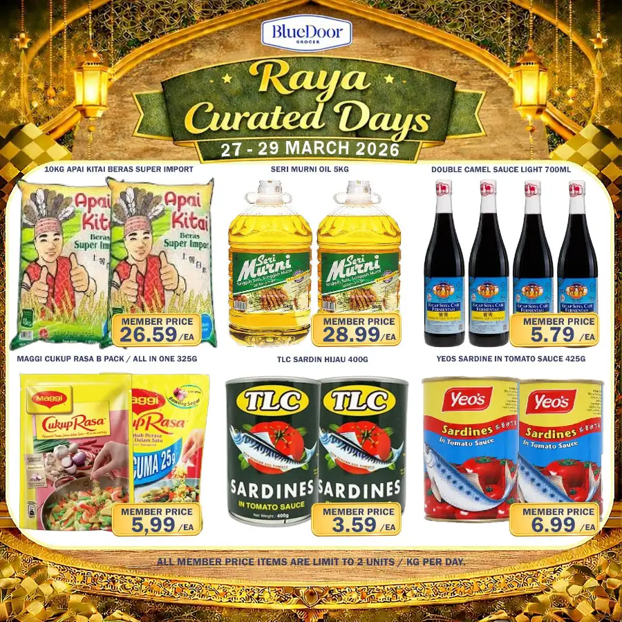 Blue Door Grocer Malaysia Raya Curated Days | Ends Sunday