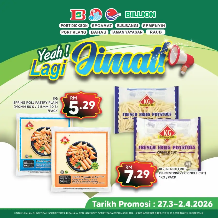 Billion Pantai Timor Port Dickson & More