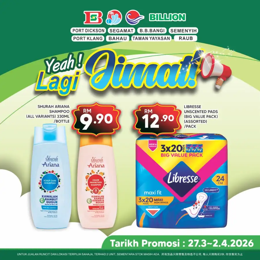 Billion Pantai Timor Port Dickson & More