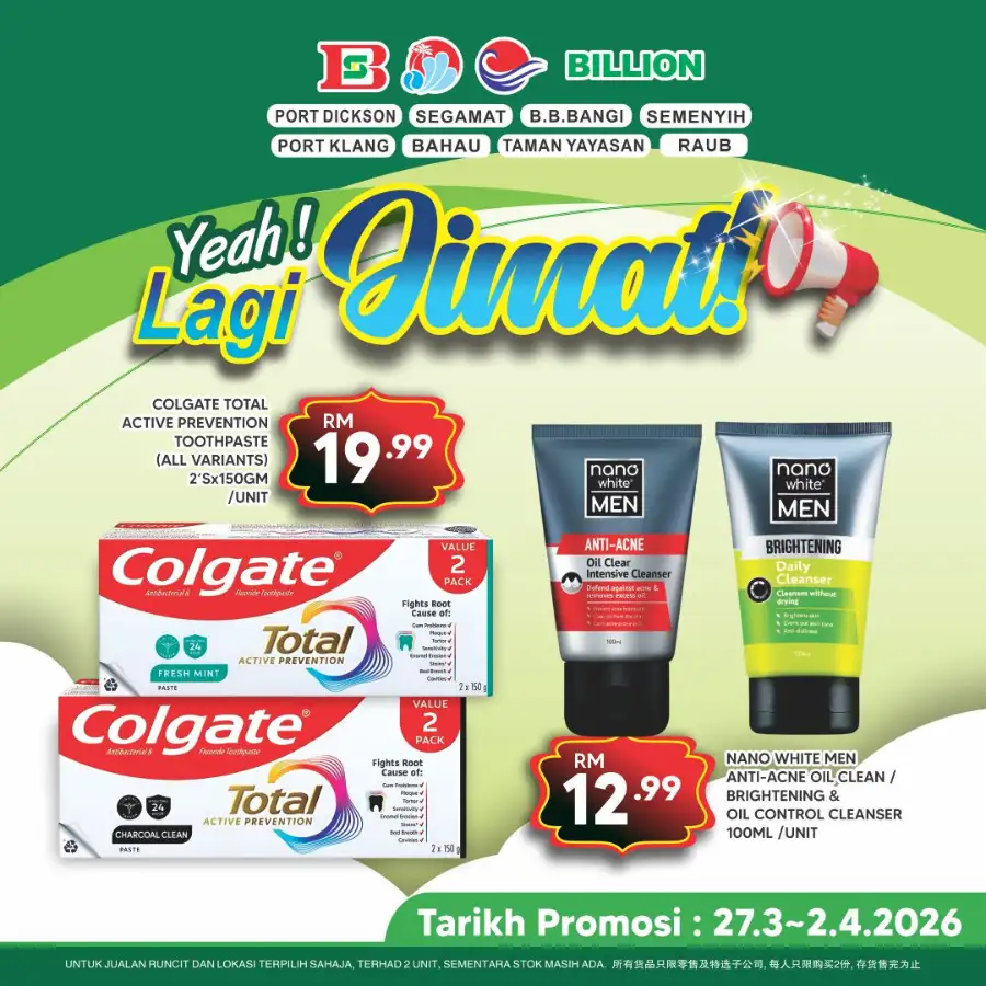 Billion Pantai Timor Port Dickson & More