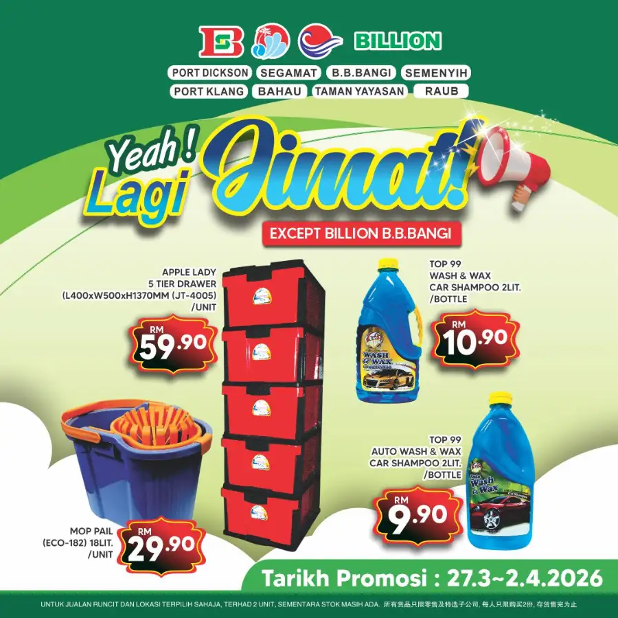 Billion Pantai Timor Port Dickson & More