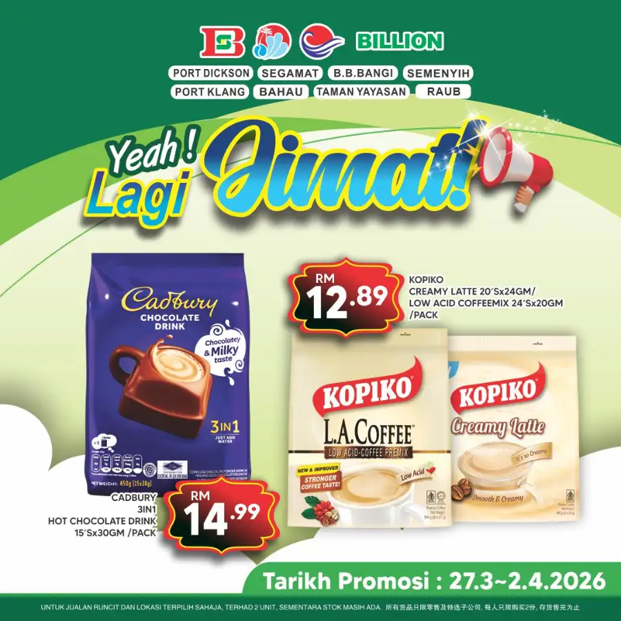 Billion Pantai Timor Port Dickson & More