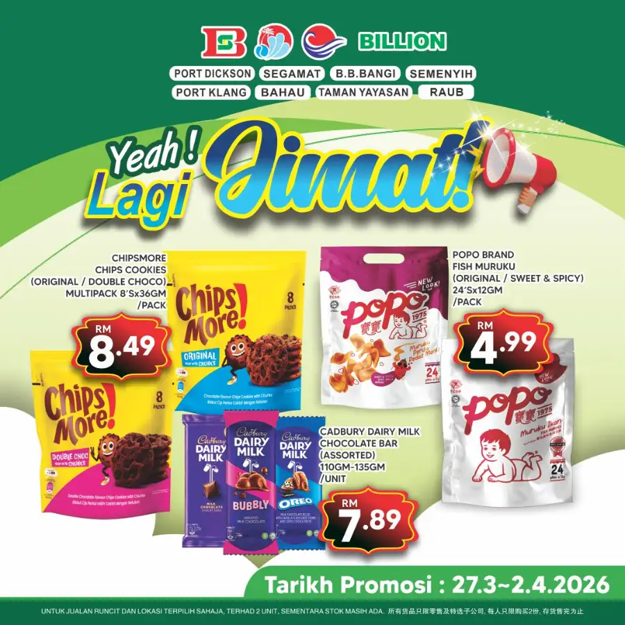 Billion Pantai Timor Port Dickson & More