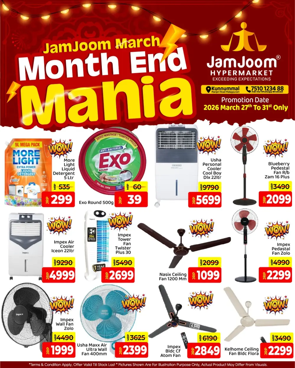 JamJoom Malappuram Month End Mania | Ends March 31st