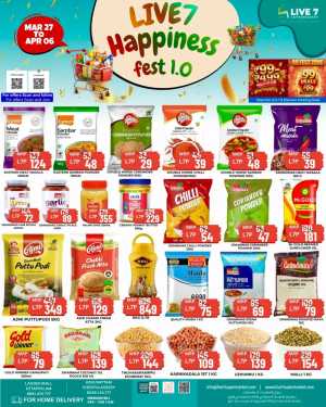 Live 7 Ottappalam & Cherpulassery Happiness Fest | Ends Apr 06 In Live7 Supermarket Palakkad