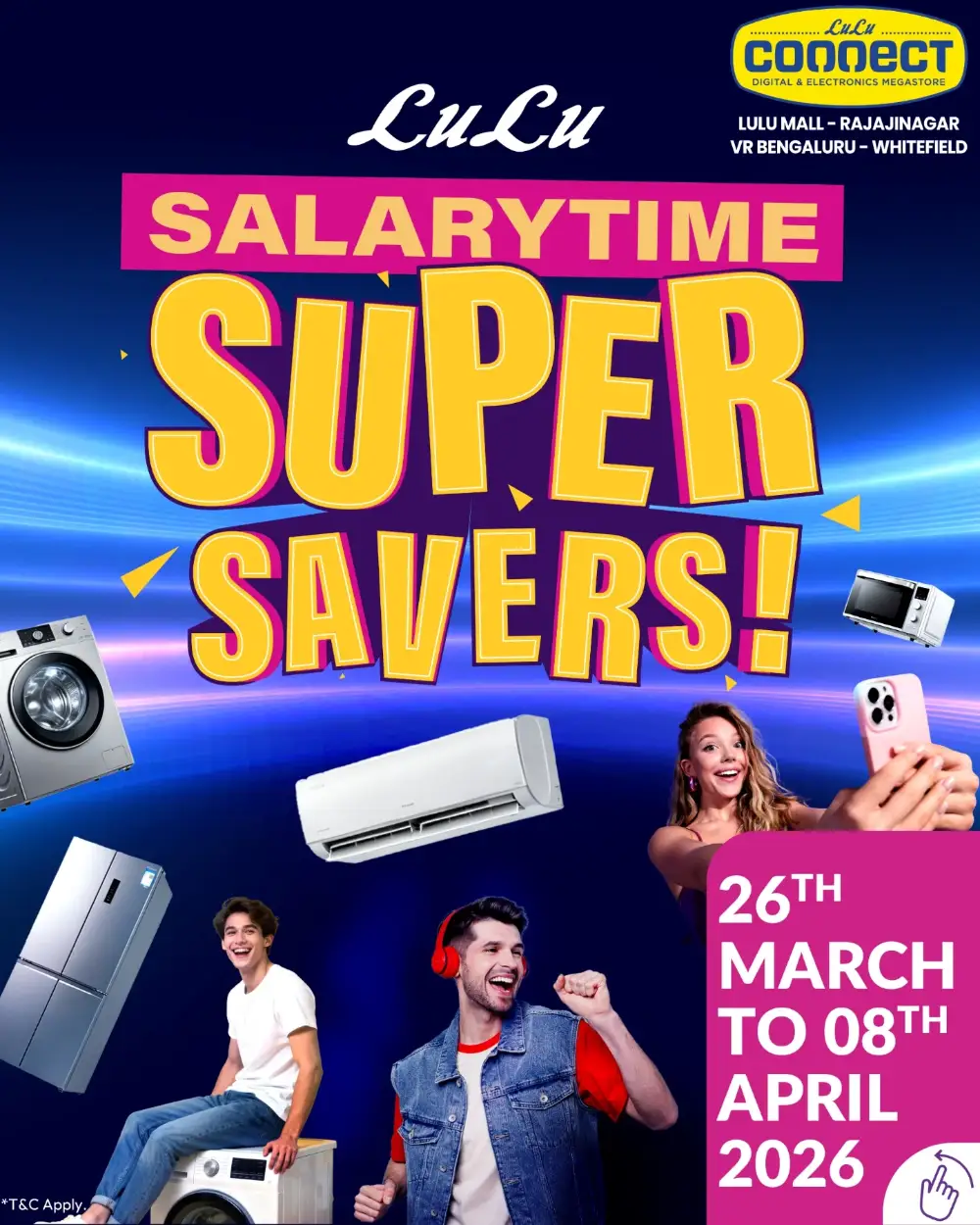 LuLu Connect Bengaluru Salarytime Offers | Ends Wednesday