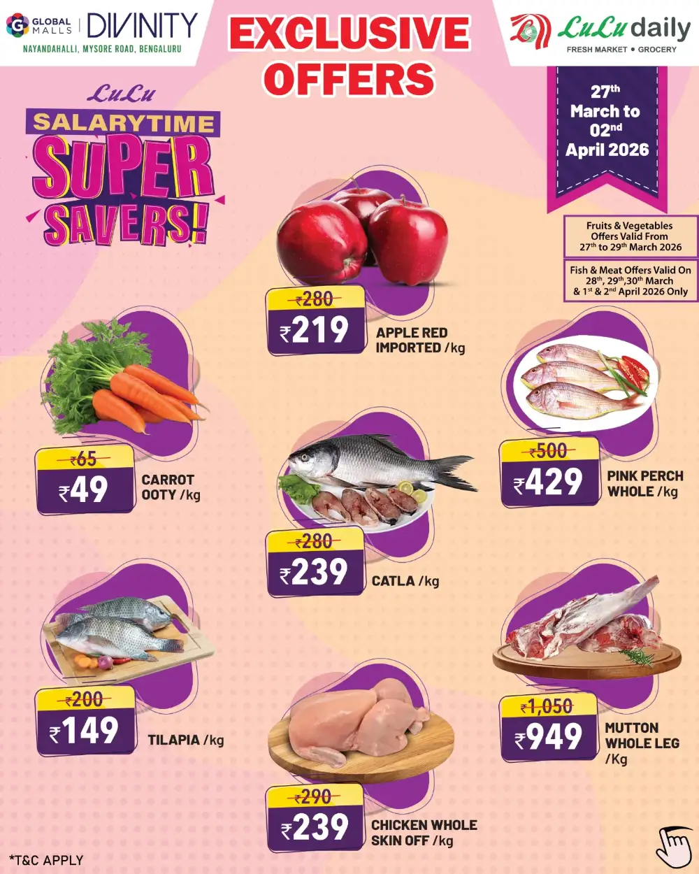 LuLu Daily Bengaluru Super Savers Offers | Ends April 02