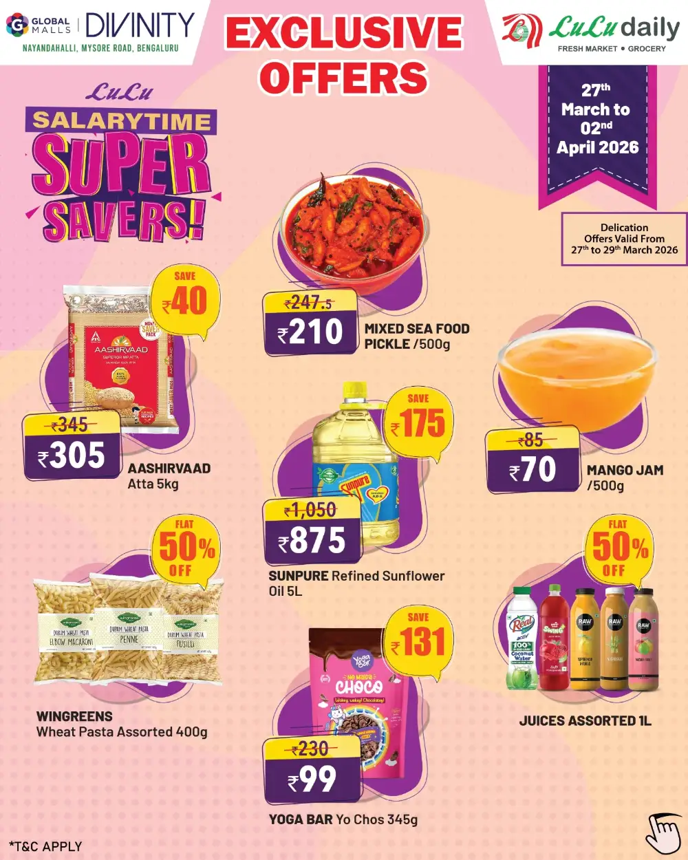LuLu Daily Bengaluru Super Savers Offers | Ends April 02