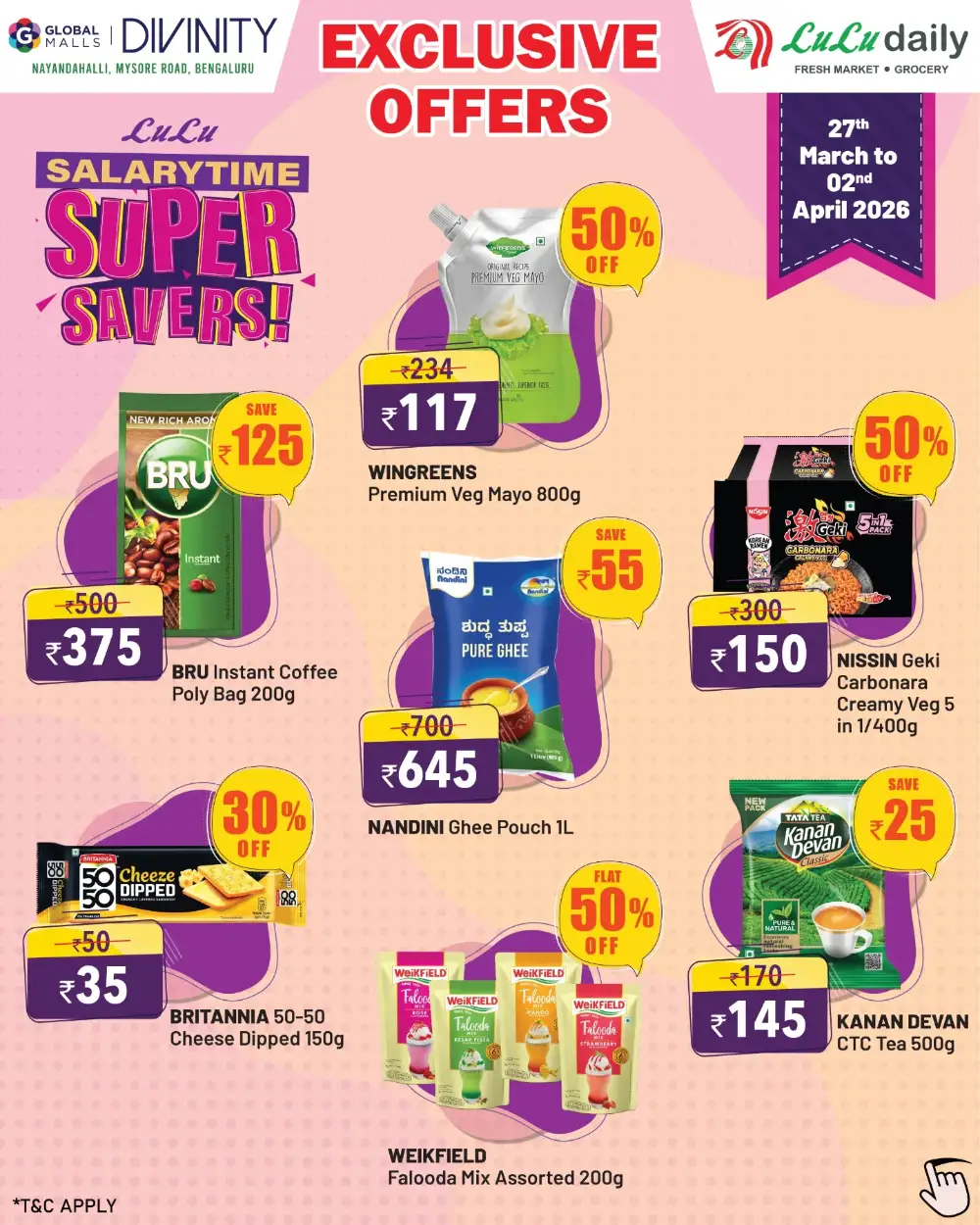 LuLu Daily Bengaluru Super Savers Offers | Ends April 02