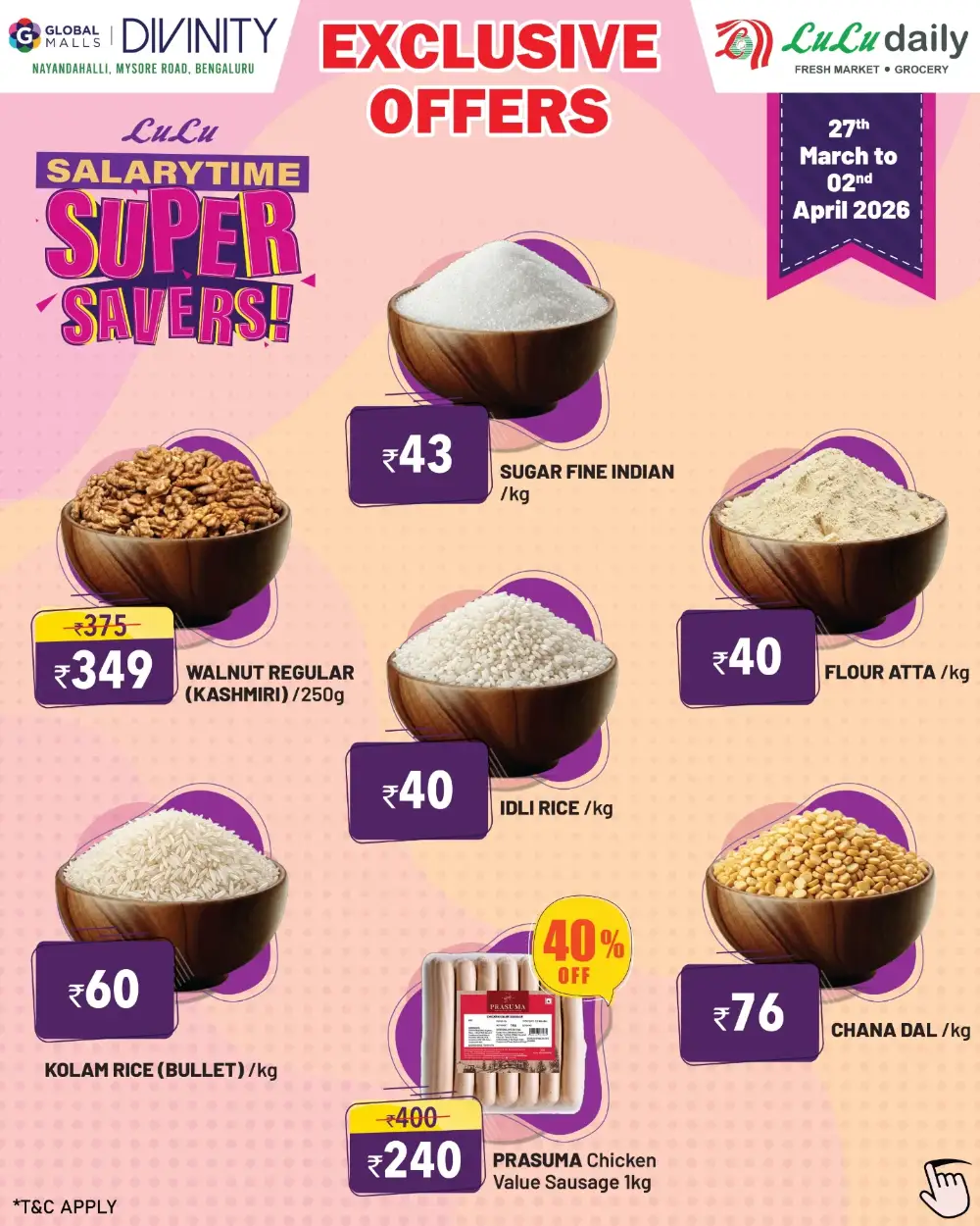 LuLu Daily Bengaluru Super Savers Offers | Ends April 02