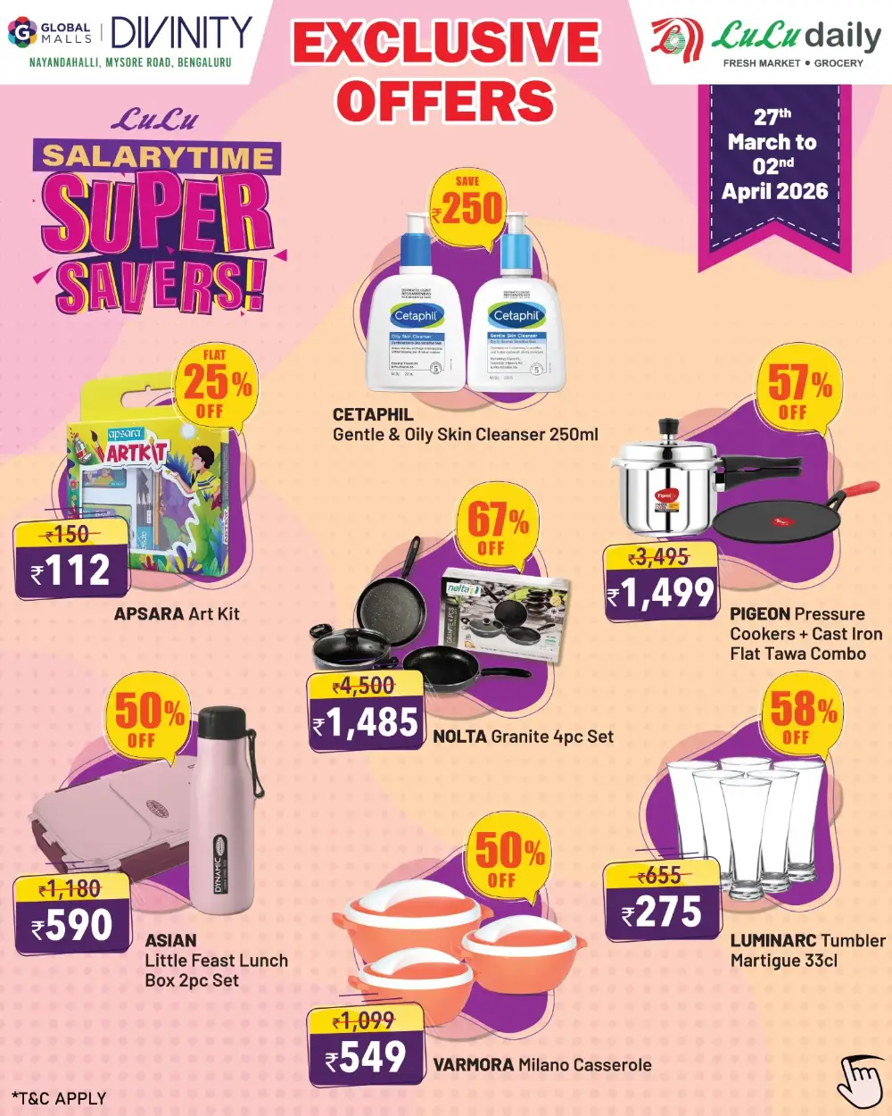 LuLu Daily Bengaluru Super Savers Offers | Ends April 02