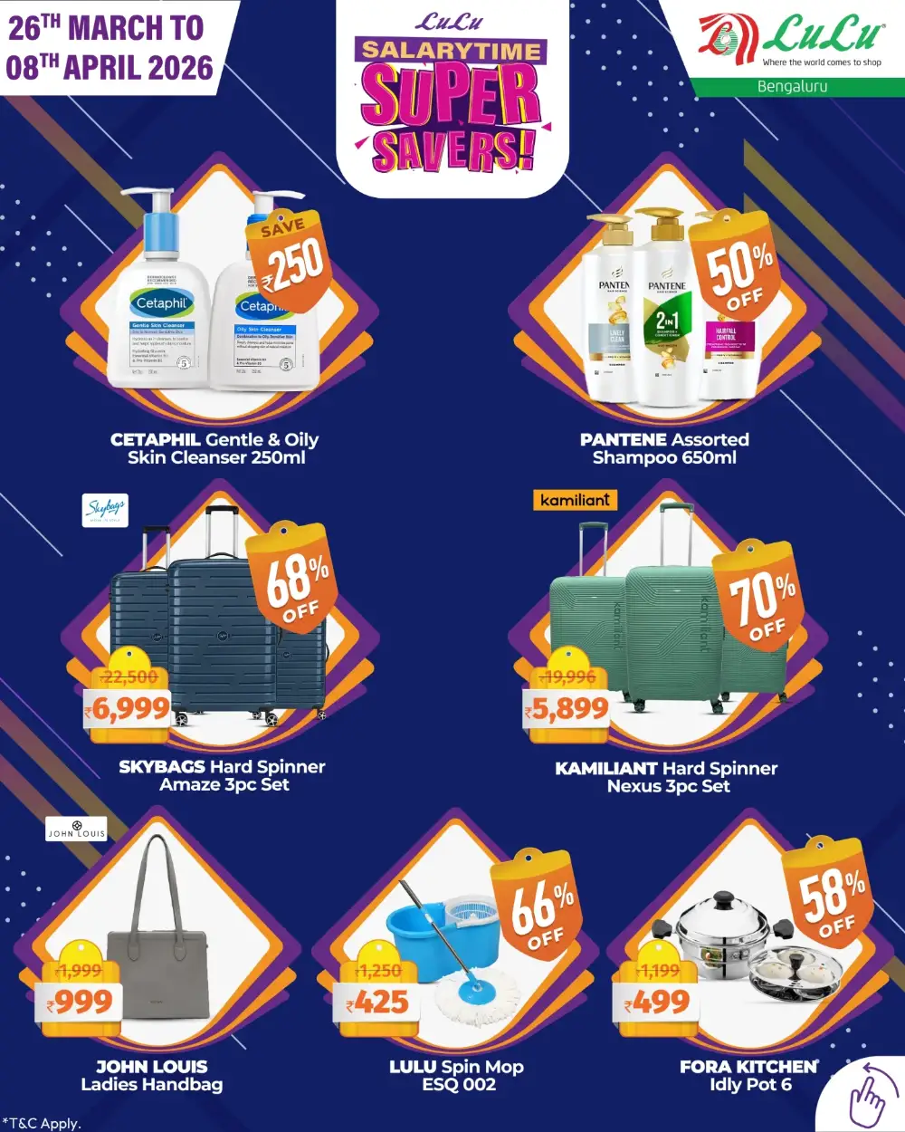 LuLu Hypermarket Bengaluru Super Savers | Ends April 08