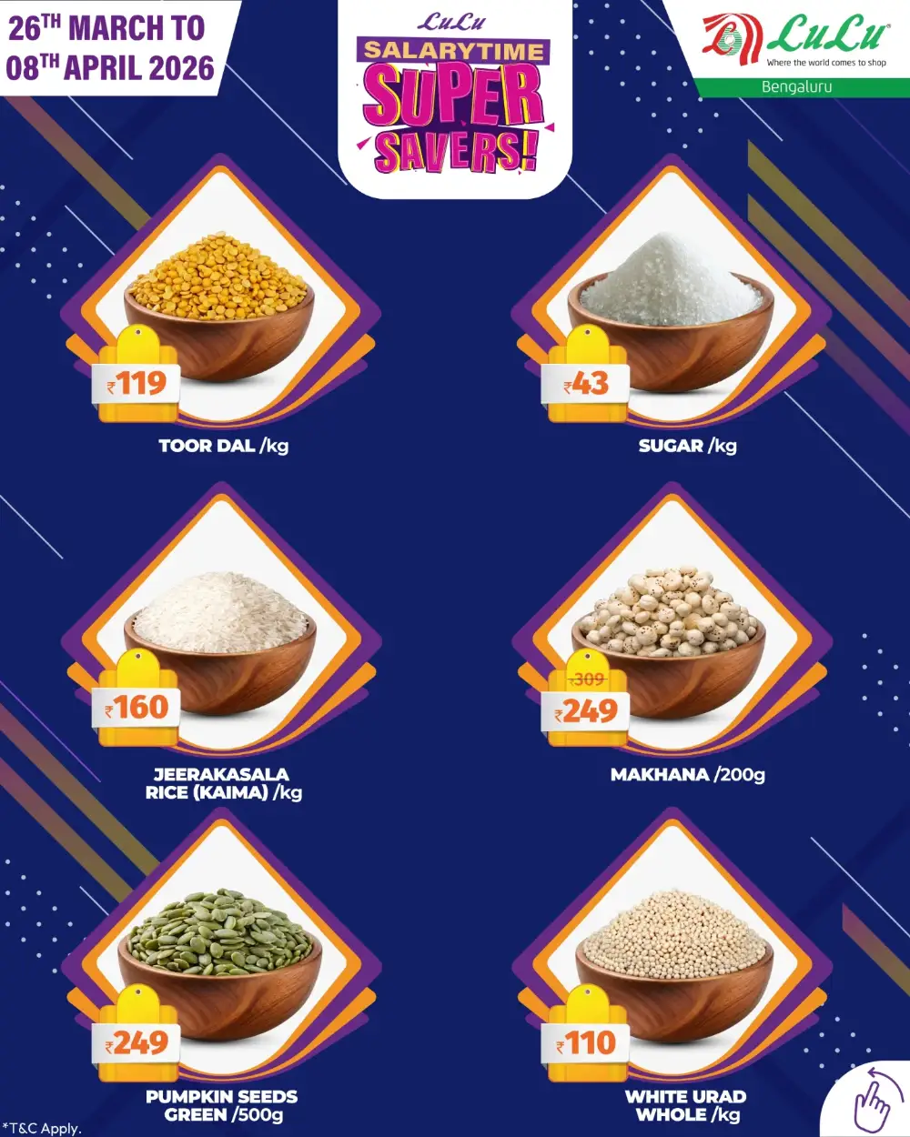 LuLu Hypermarket Bengaluru Super Savers | Ends April 08