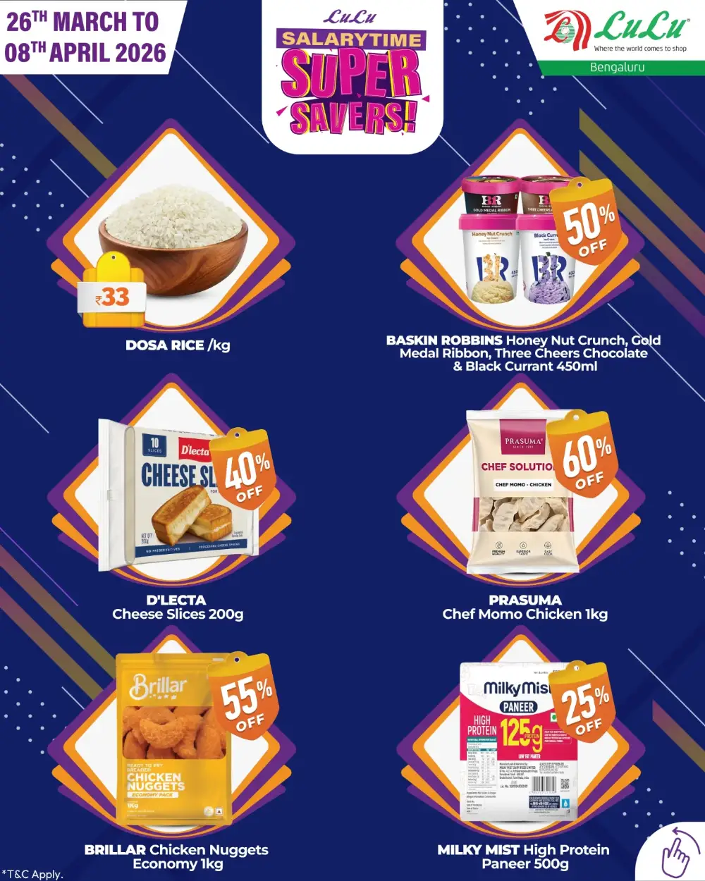 LuLu Hypermarket Bengaluru Super Savers | Ends April 08