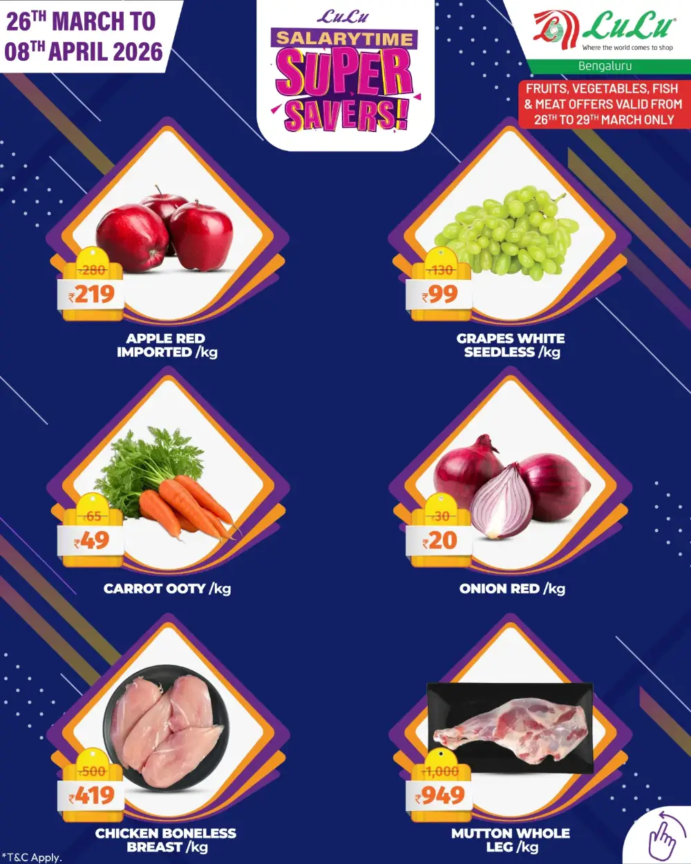 LuLu Hypermarket Bengaluru Super Savers | Ends April 08