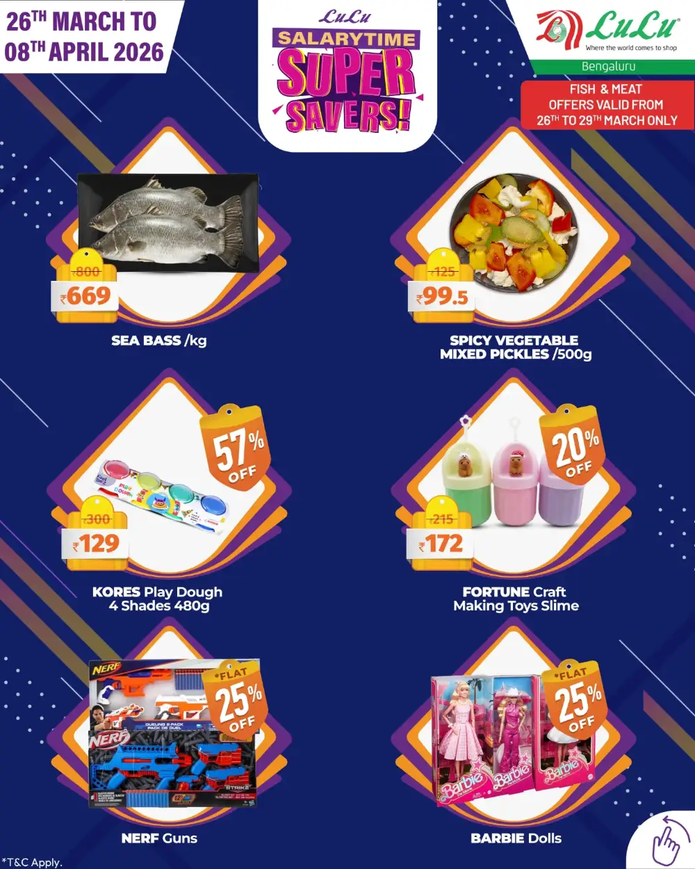 LuLu Hypermarket Bengaluru Super Savers | Ends April 08